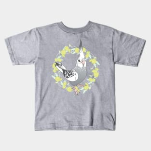 White face pearl cockatiel Kids T-Shirt